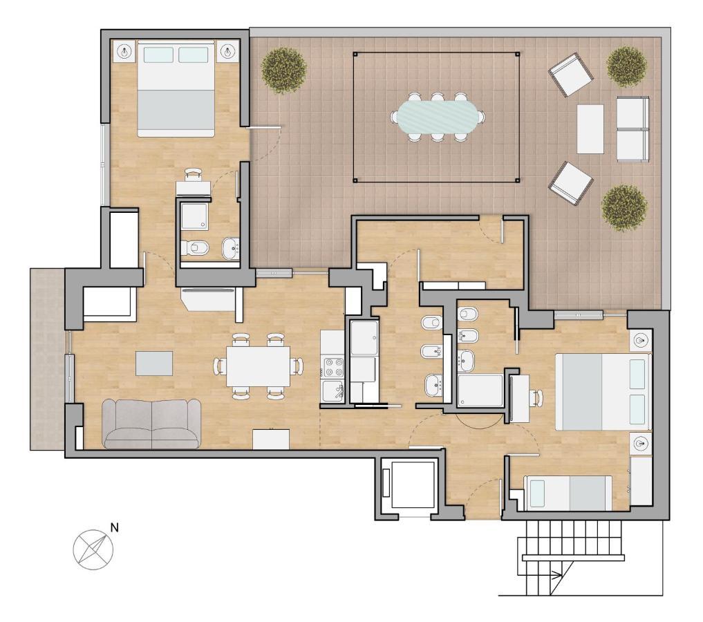 Vatican Luxury Apartment With Terrace - 7 People Rome Bagian luar foto